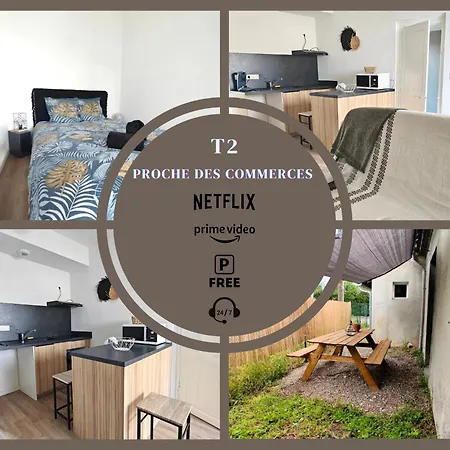 T2 A Proximite Des Commerces - 1 A 4 Pers - Langon  Exterior photo