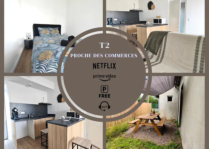T2 A Proximite Des Commerces - 1 A 4 Pers -